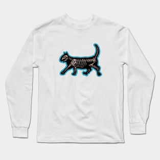 Skeleton of a Kitty Long Sleeve T-Shirt